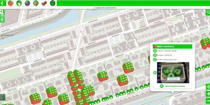 digitale fruitkaart van ijsselstein